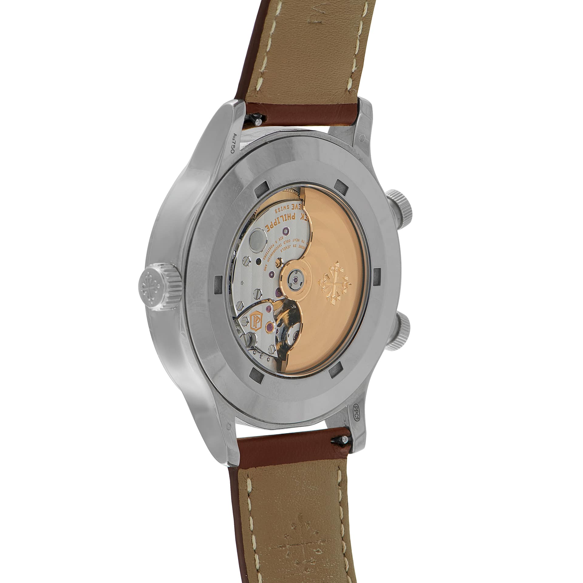 Patek Philippe Calatrava Travel Time White Gold Watch 5524G-001