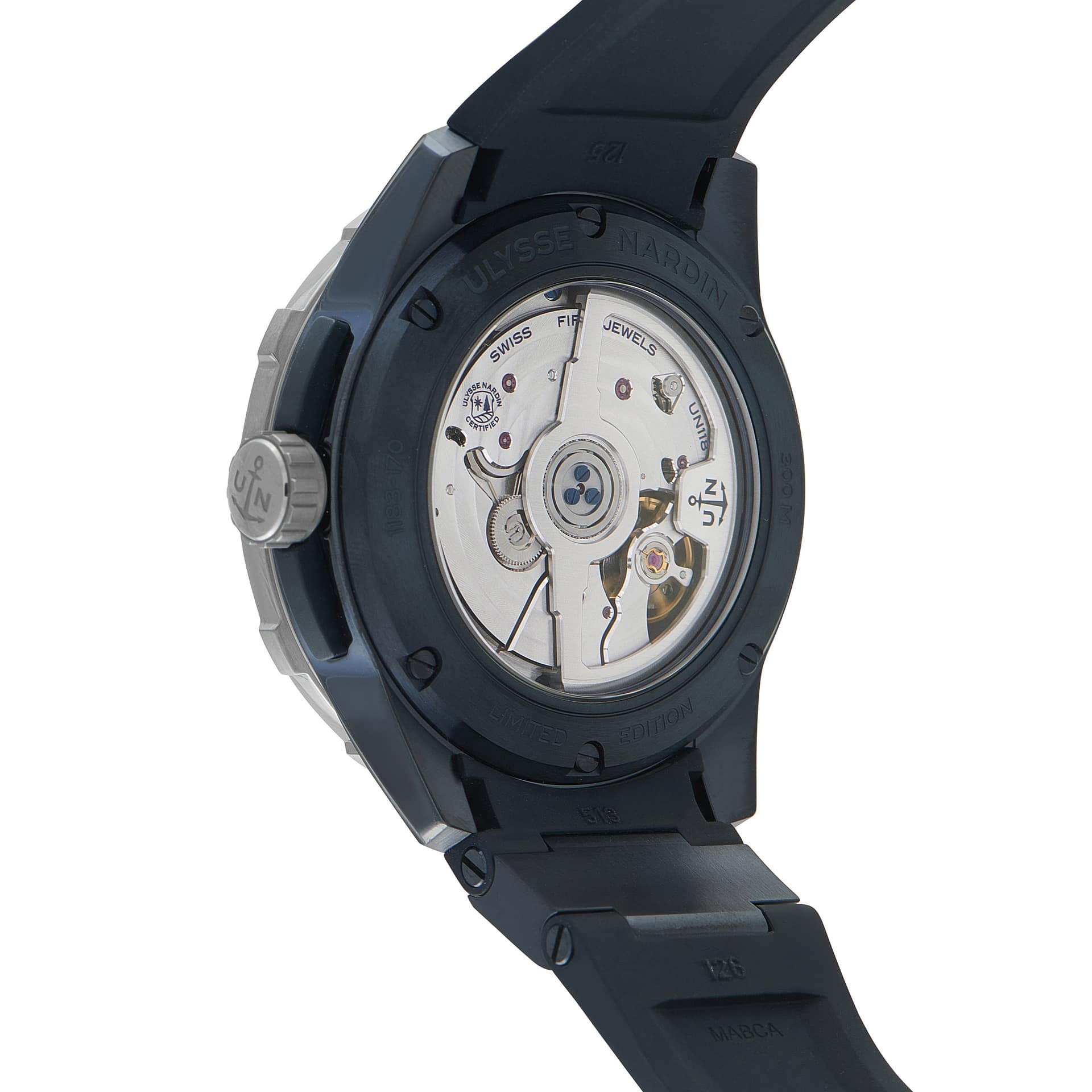 Ulysse Nardin Diver X Beau Lake Blue PVD Titanium Watch 1183-170LE-3A-BEAU