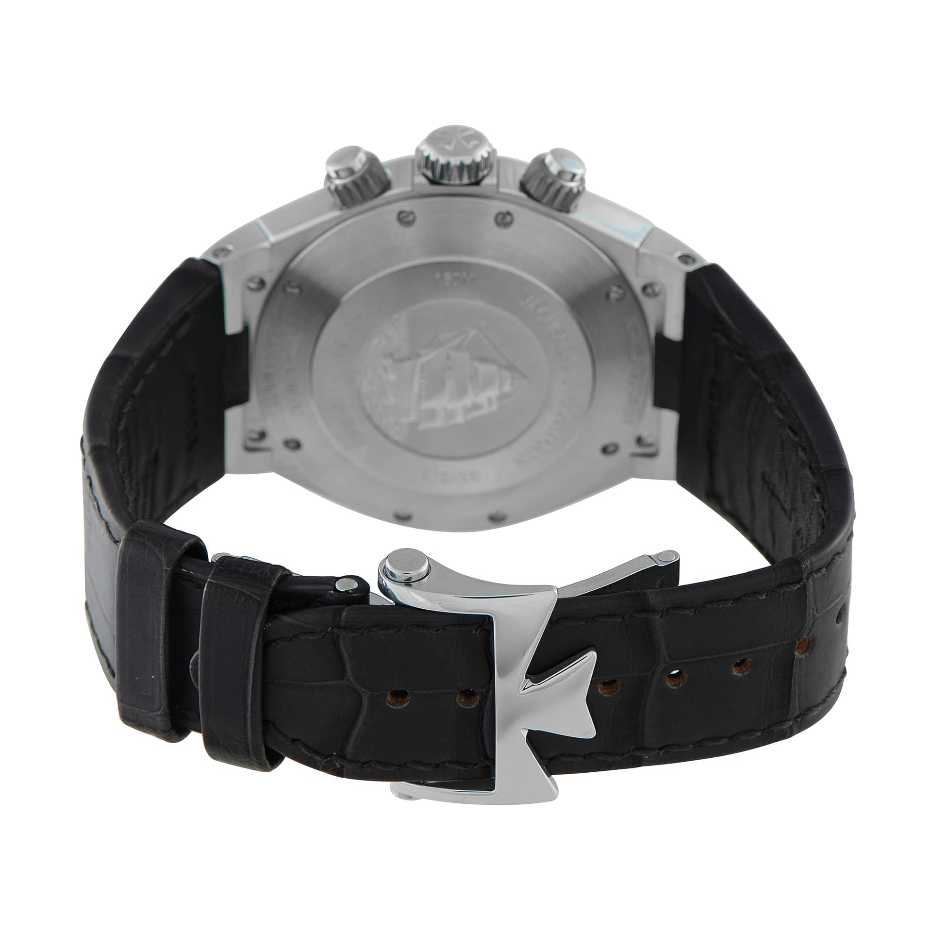 Vacheron Constantin Overseas Chronograph Deep Stream Steel Watch 49150/000W-9501