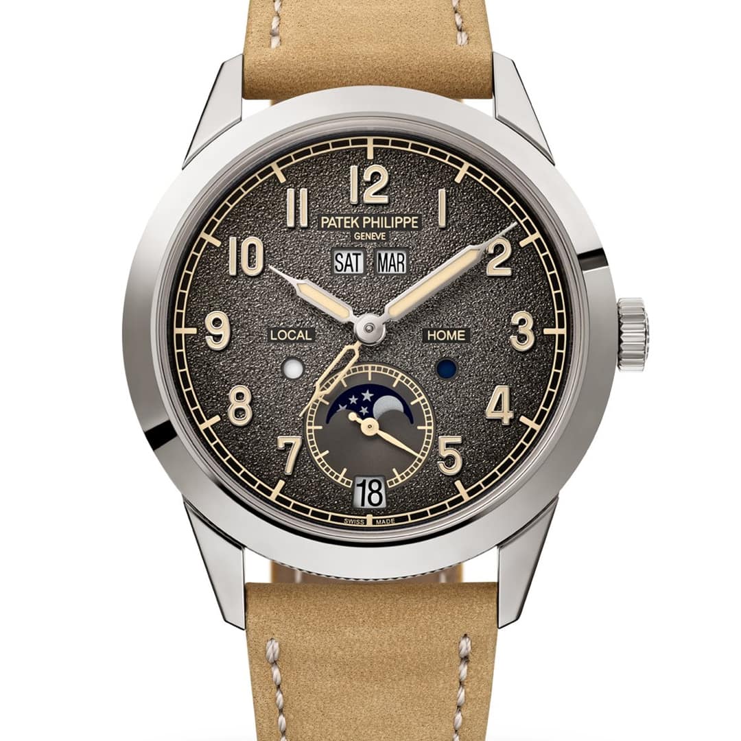 Patek Philippe Annual Calendar Travel Time White Gold Watch 5326G-001