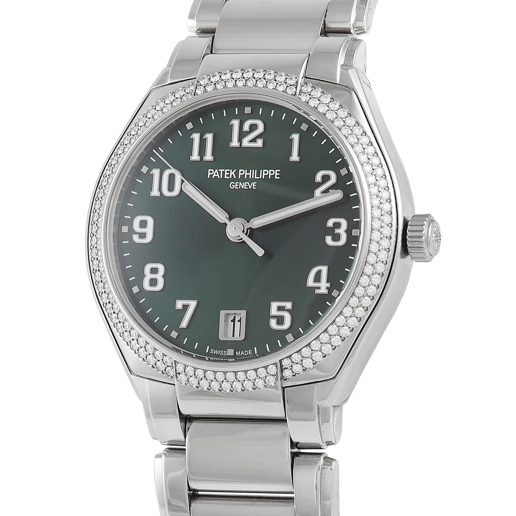 Patek Philippe Twenty~4 Automatic Green Dial Watch 7300/1200A-011