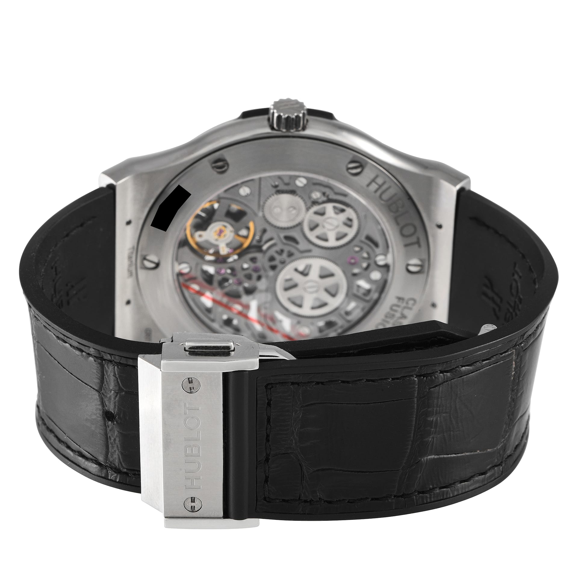 Hublot Classic Fusion Ultra-Thin Skeleton Diamond Bezel Watch 515.NX.0170.LR.1904