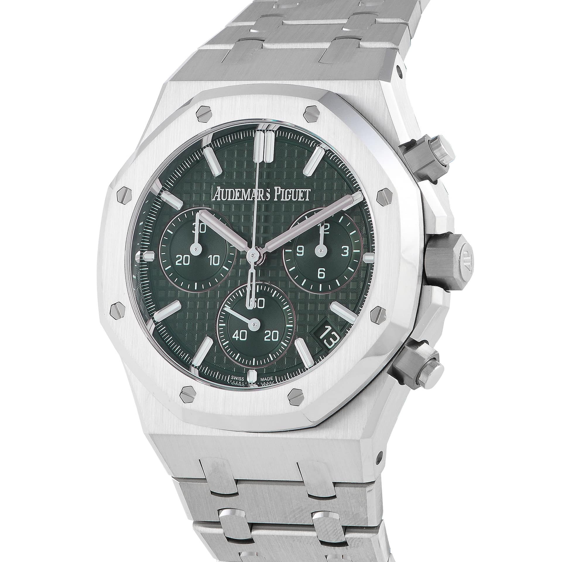 Audemars Piguet Royal Oak Chronograph Green Dial Watch 26240ST.OO.1320ST.08