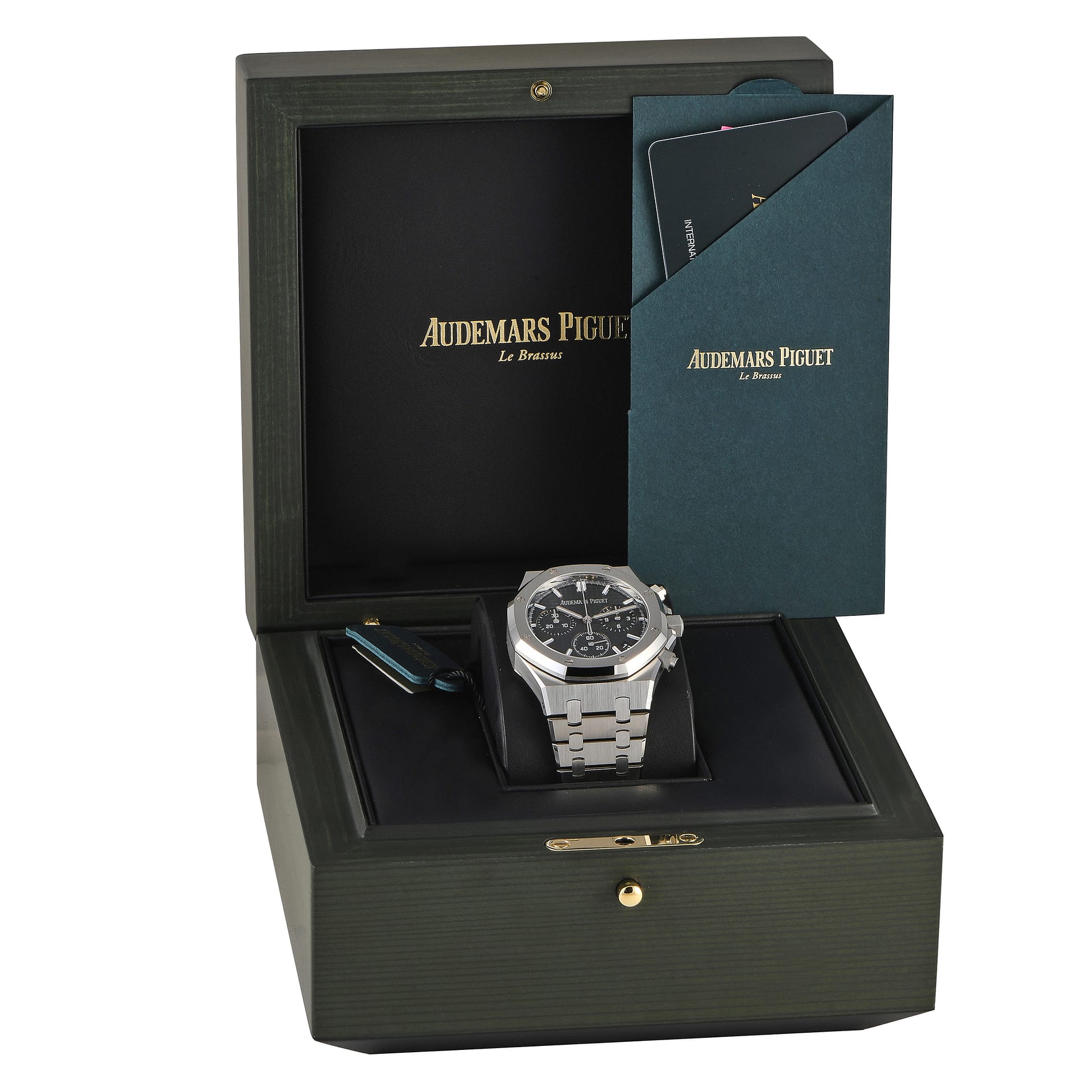 Audemars Piguet Royal Oak Chronograph Green Dial Watch 26240ST.OO.1320ST.08