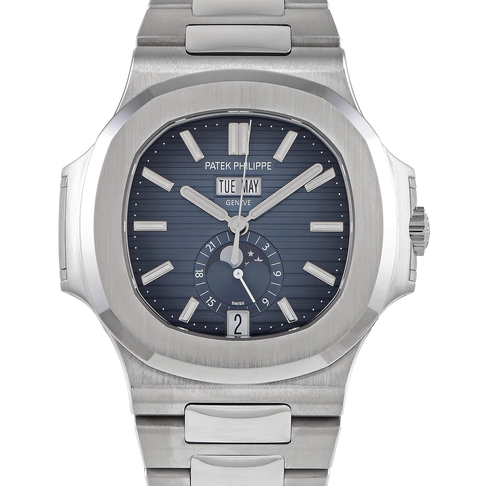 Patek Philippe Nautilus Annual Calendar Moonphase Watch 5726/1A-014