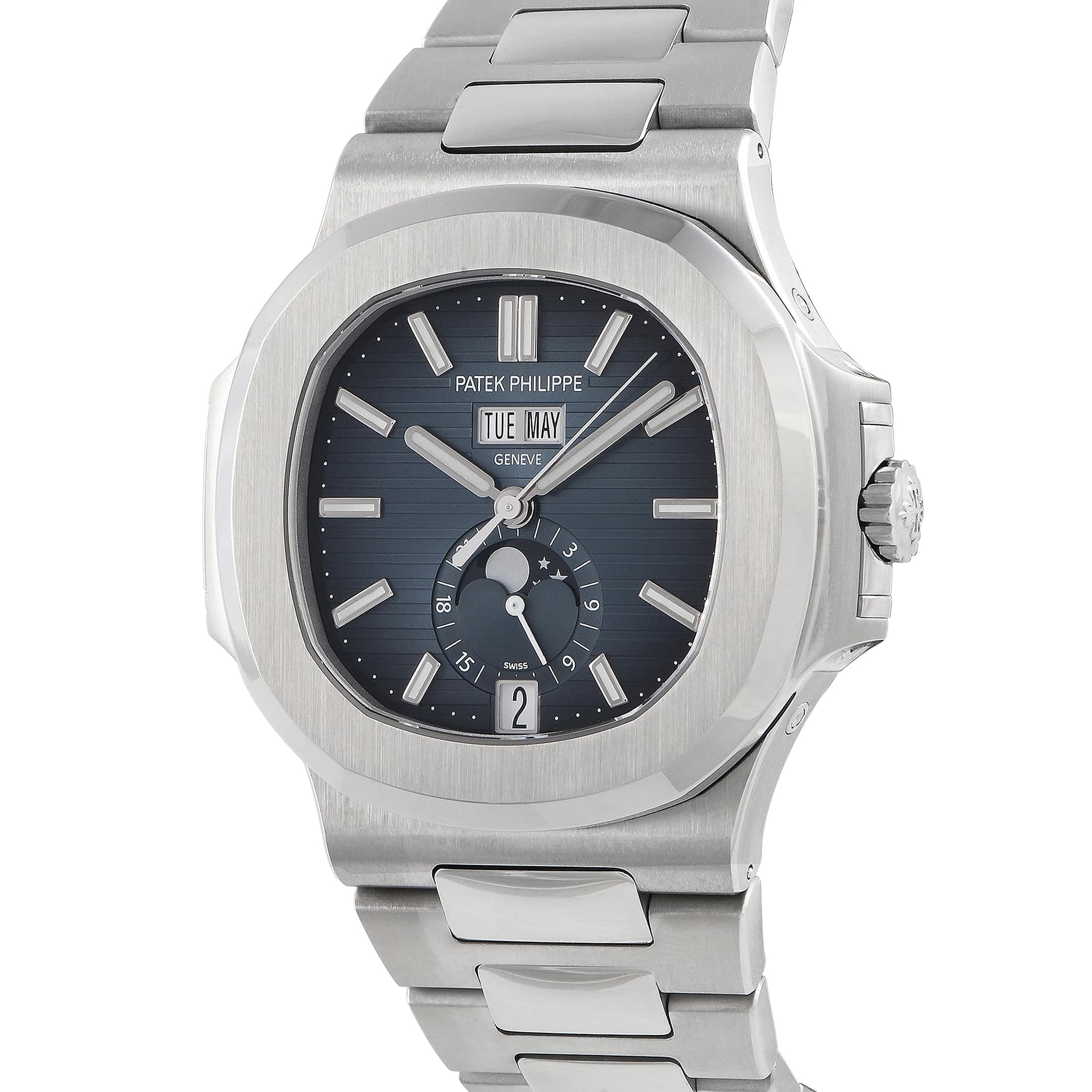 Patek Philippe Nautilus Annual Calendar Moonphase Watch 5726/1A-014