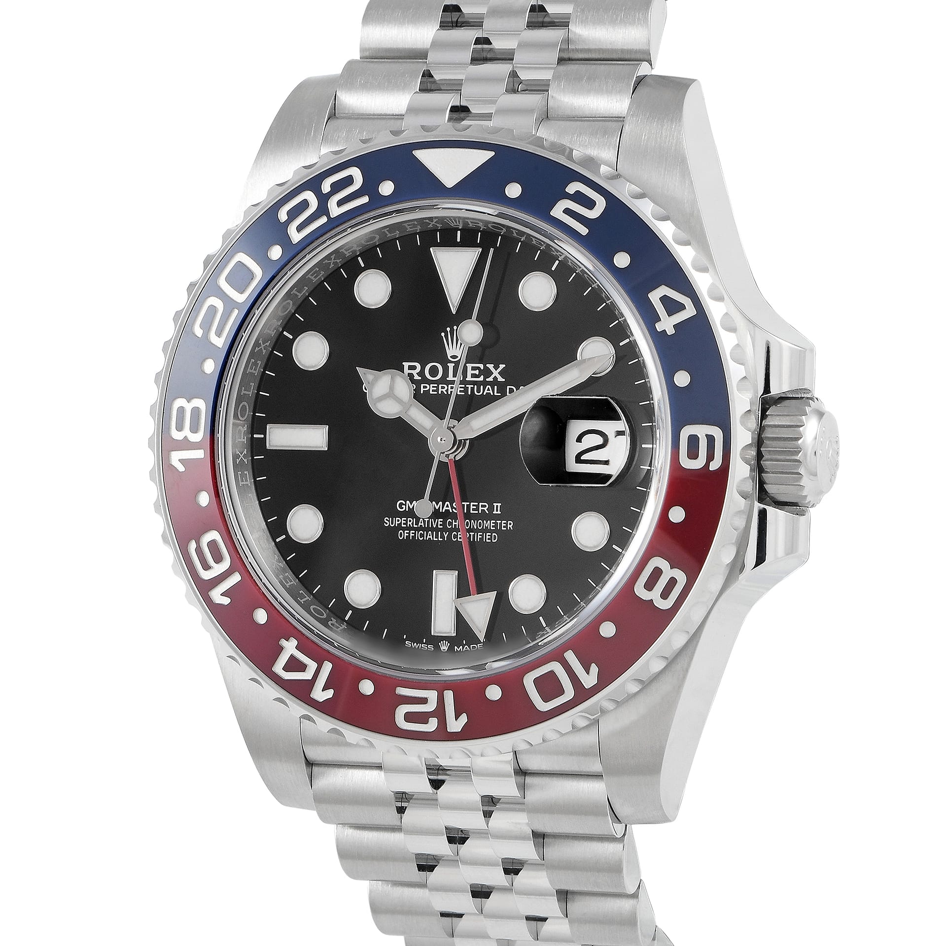 Rolex GMT-Master II "Pepsi" Watch 126710BLRO Jubilee