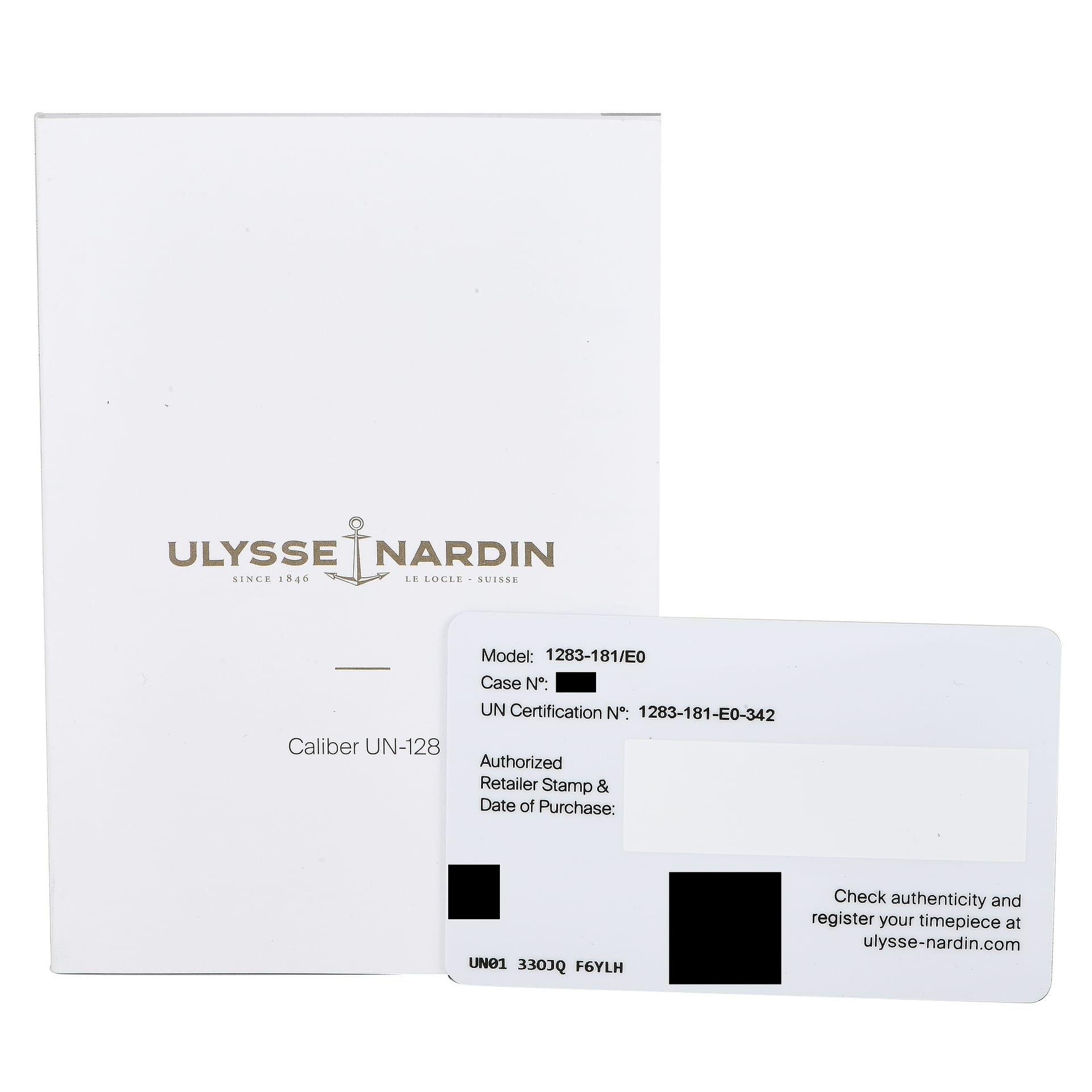 Ulysse Nardin Marine Tourbillon Watch 1283-181/E0