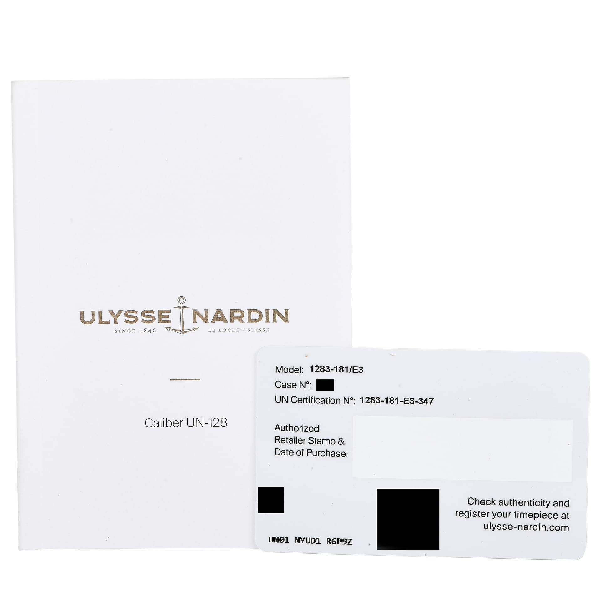 Ulysse Nardin Marine Tourbillon Watch 1283-181/E3