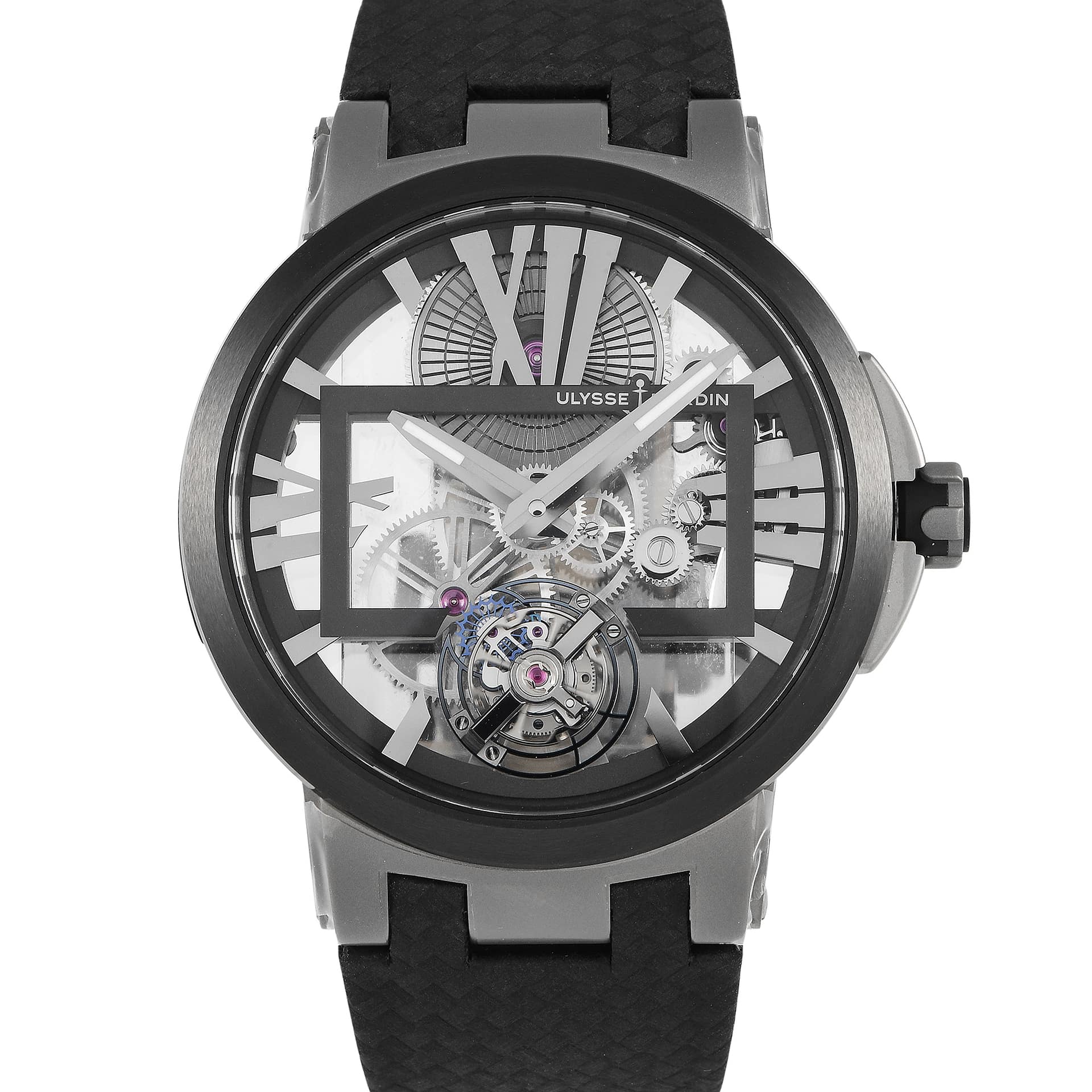 Ulysse Nardin Executive Skeleton Tourbillon Watch 1713-139
