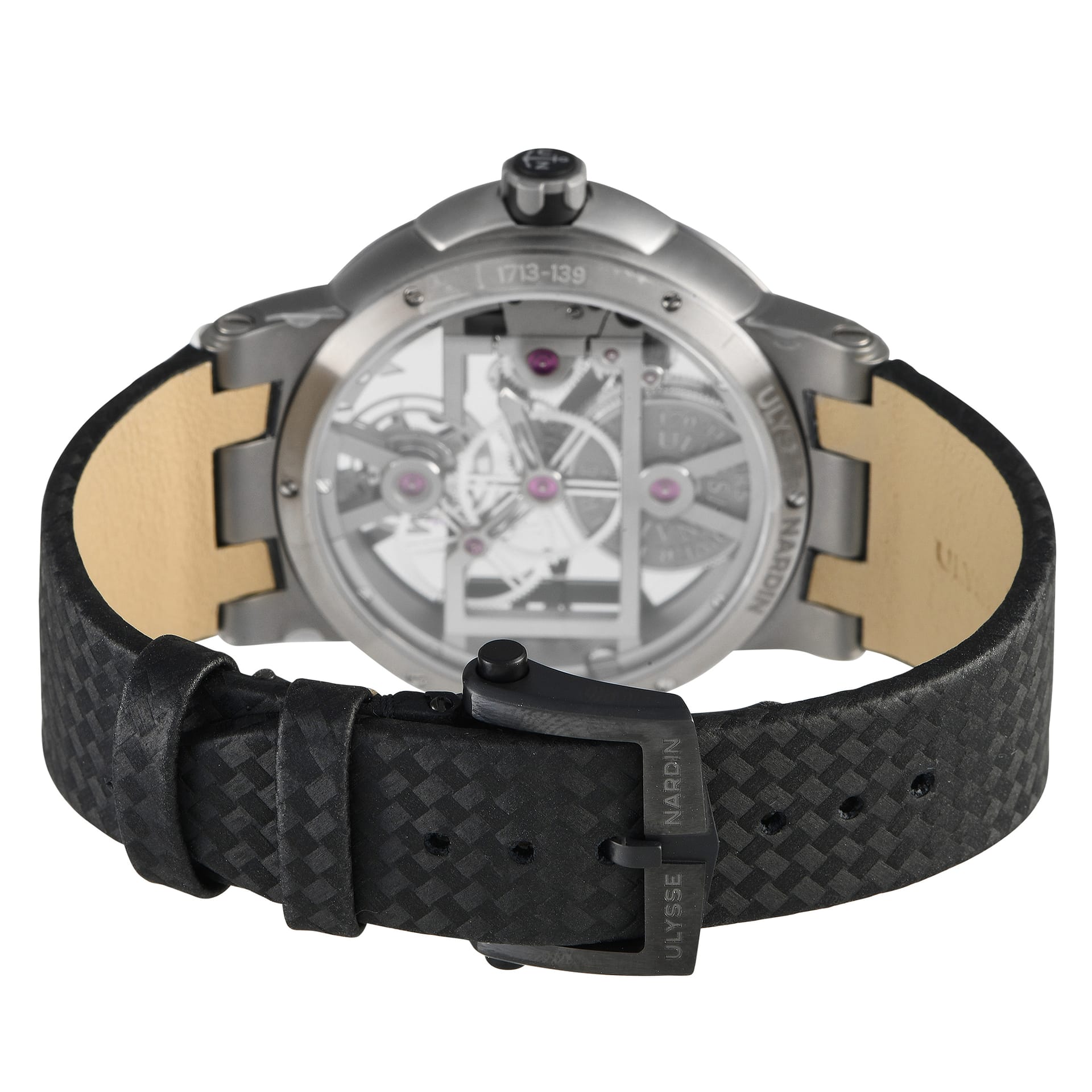 Ulysse Nardin Executive Skeleton Tourbillon Watch 1713-139