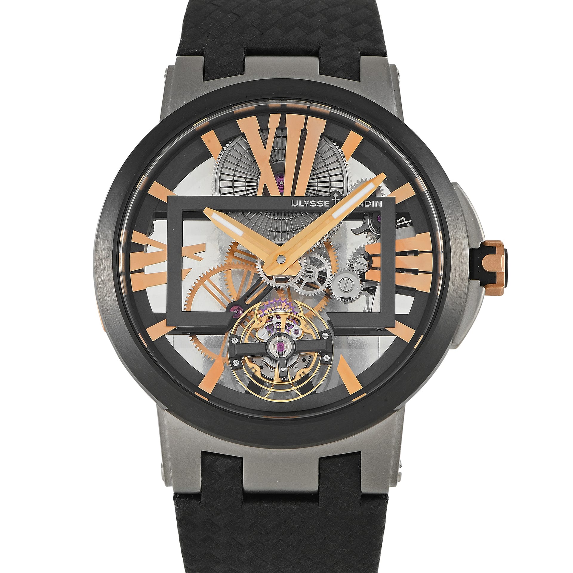Ulysse Nardin Executive Skeleton Tourbillon Watch 1713-139/02-BQ