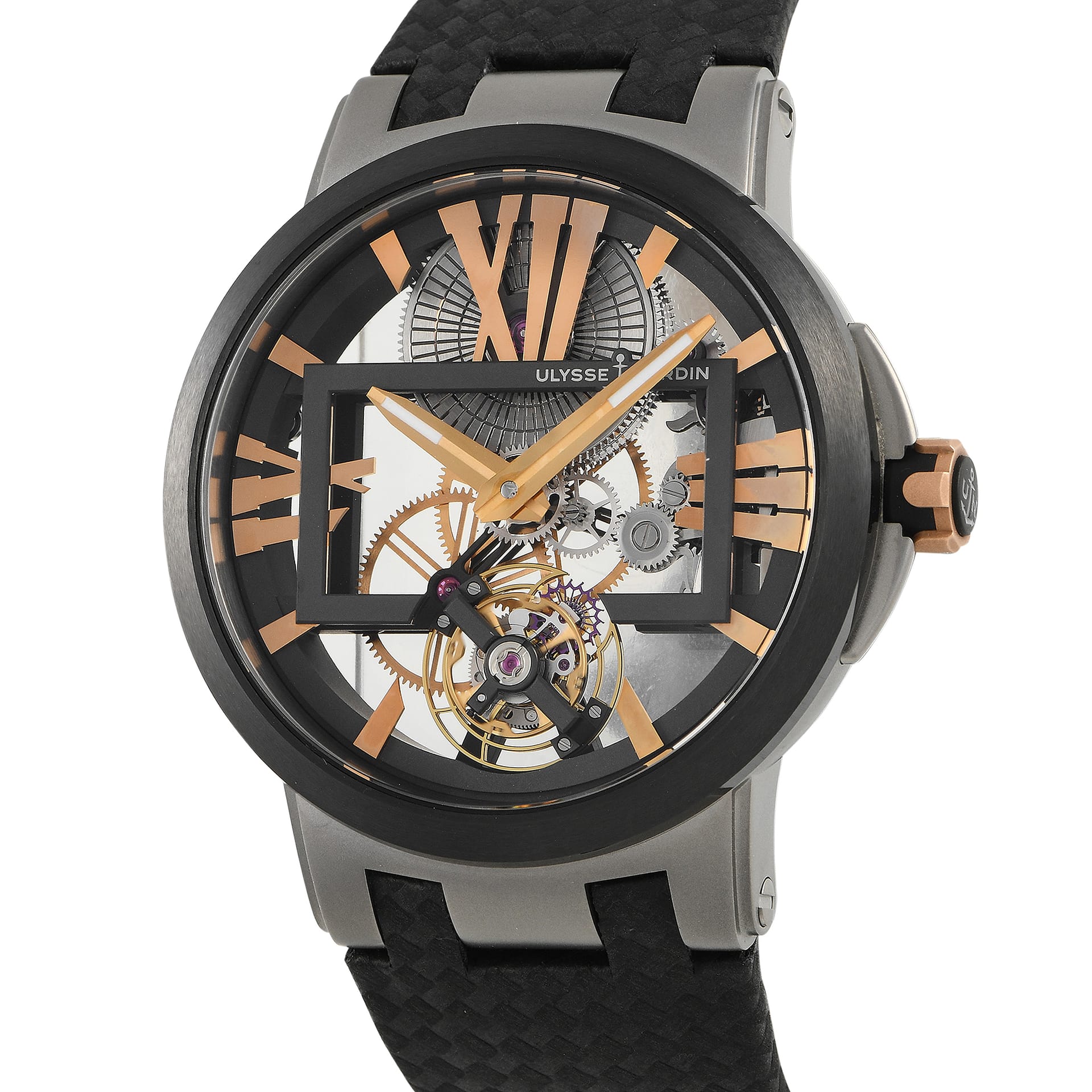 Ulysse Nardin Executive Skeleton Tourbillon Watch 1713-139/02-BQ