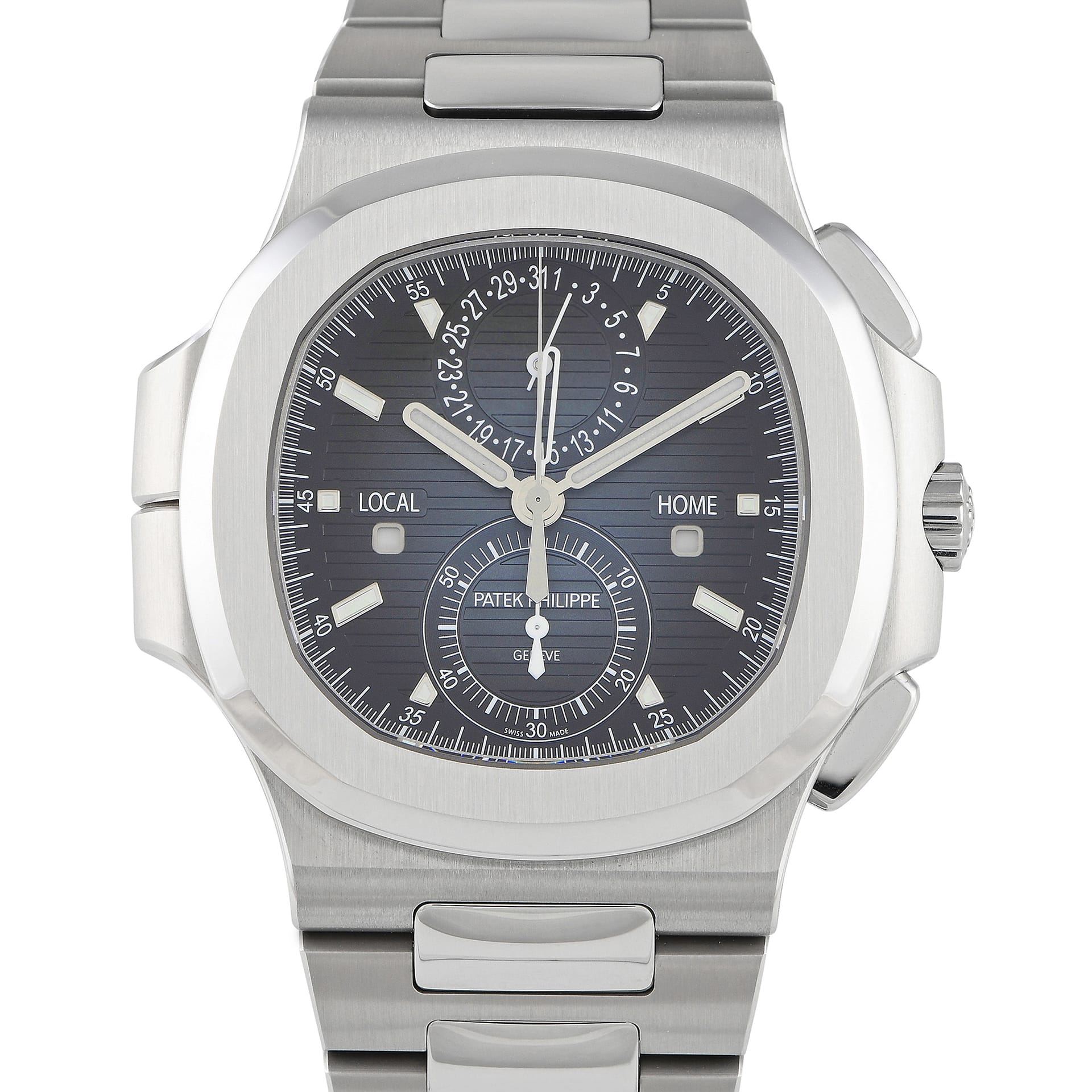 Patek Philippe Nautilus Travel Time Chronograph Watch 5990/1A-011