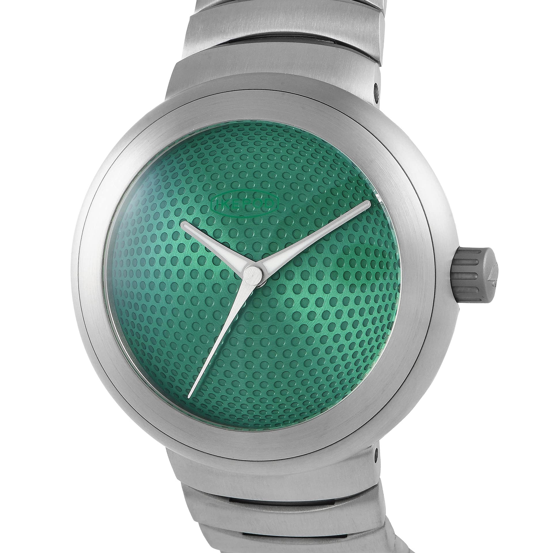 Ikepod Horopod Neom Green Dial Titanium Watch HO03