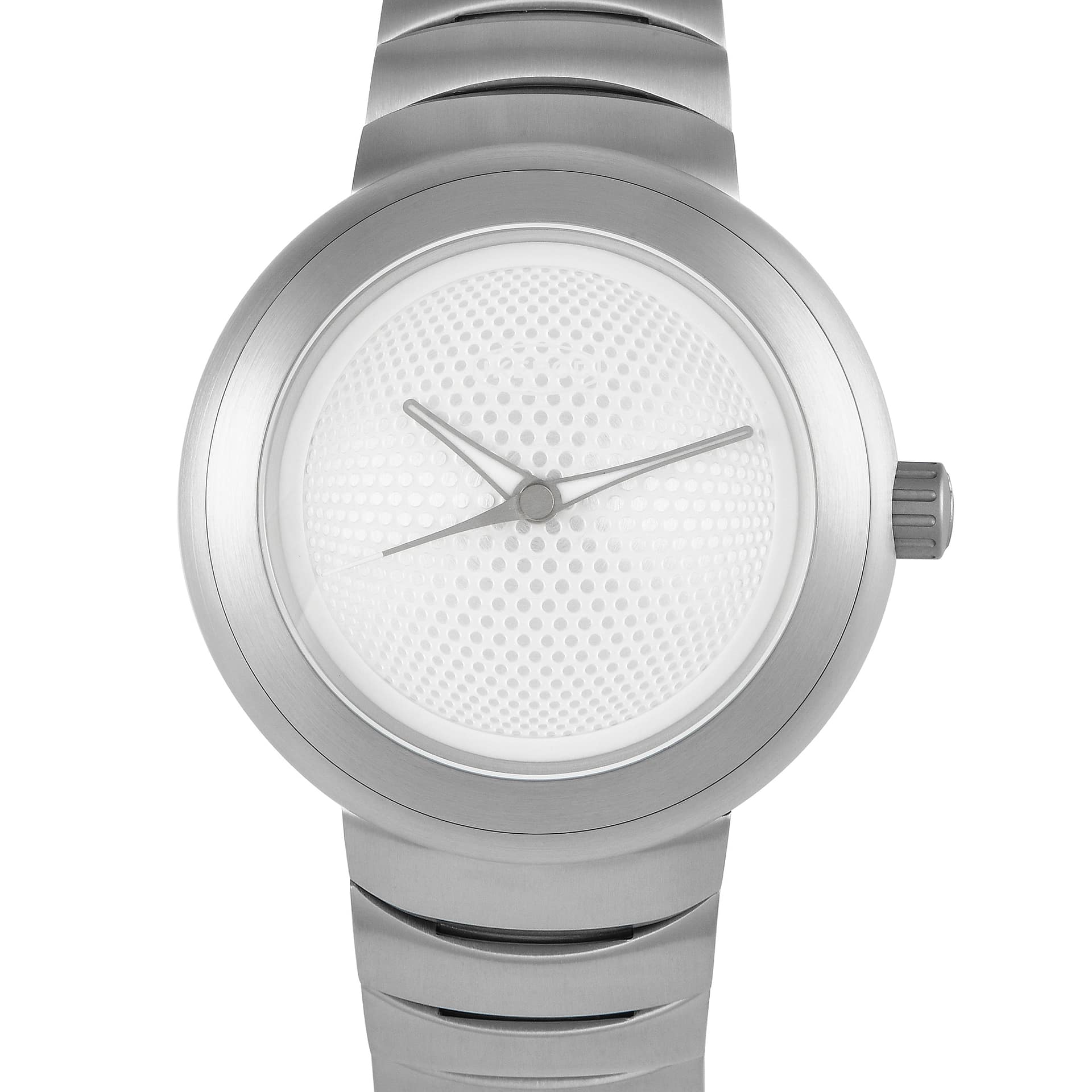 Ikepod Horopod Udaipur White Dial Titanium Watch HO11