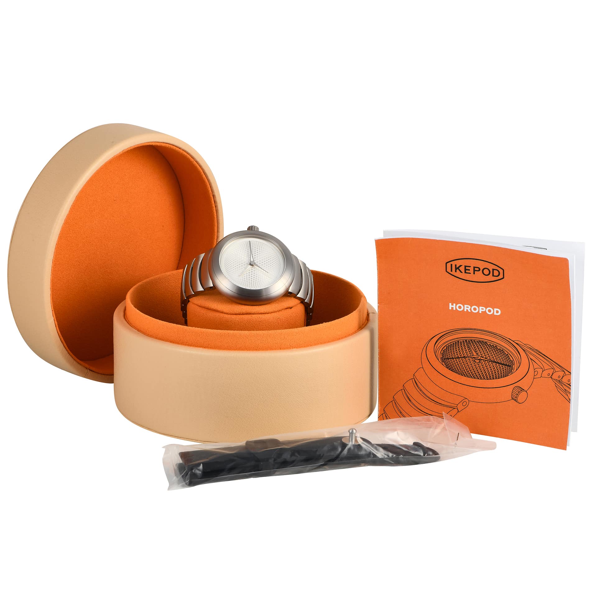 Ikepod Horopod Udaipur White Dial Titanium Watch HO11