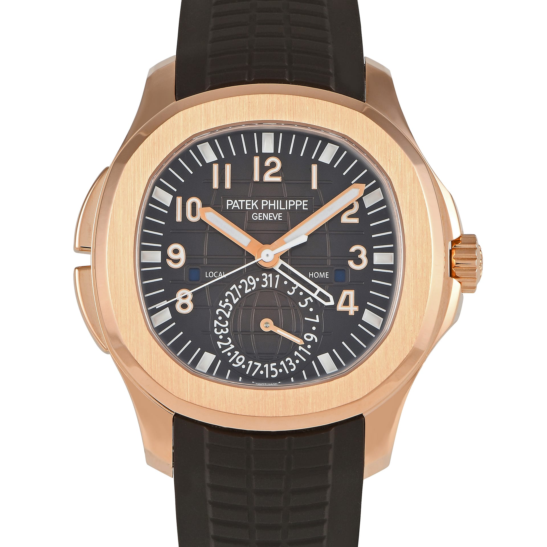 Patek Philippe Aquanaut Travel Time Rose Gold Watch 5164R-001