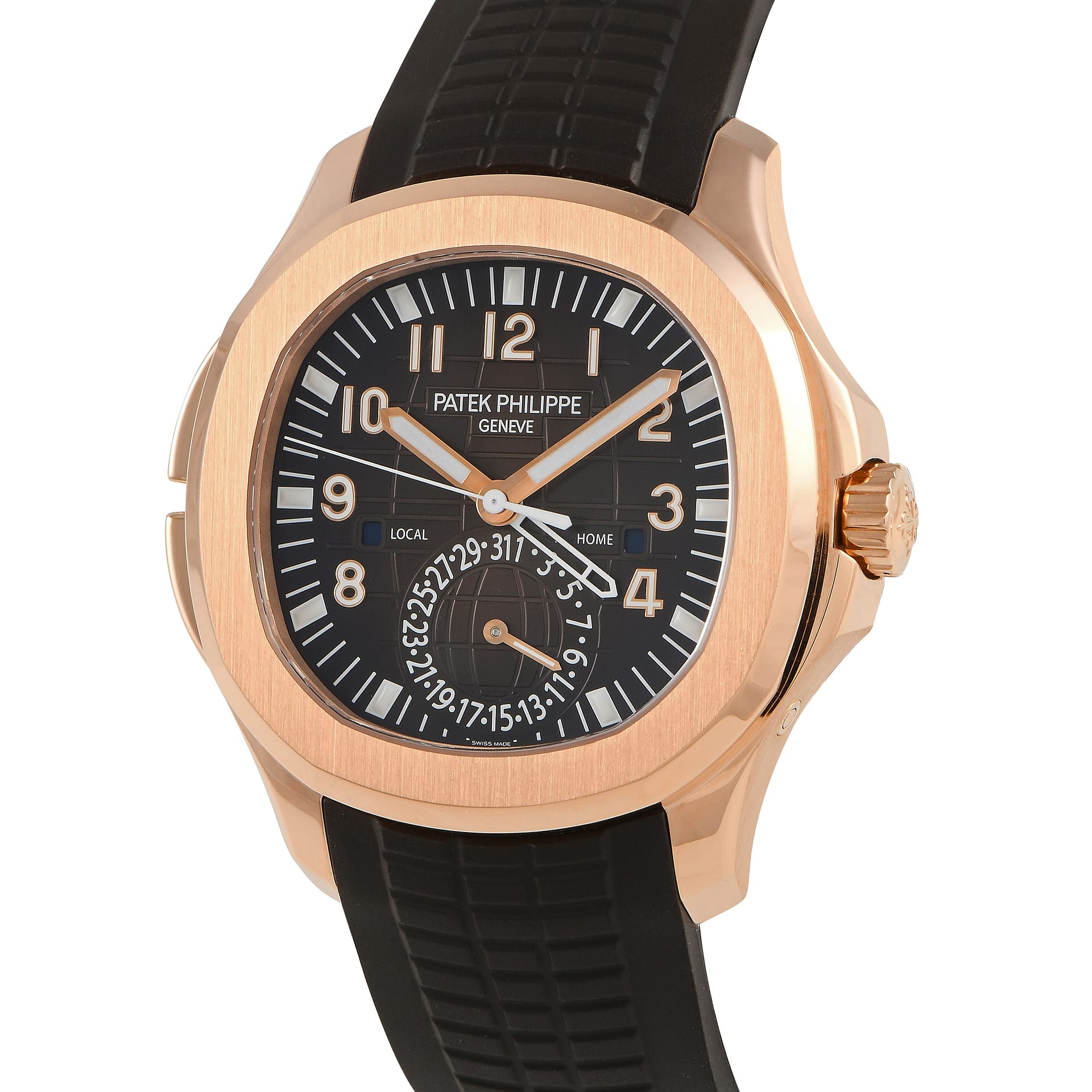Patek Philippe Aquanaut Travel Time Rose Gold Watch 5164R-001