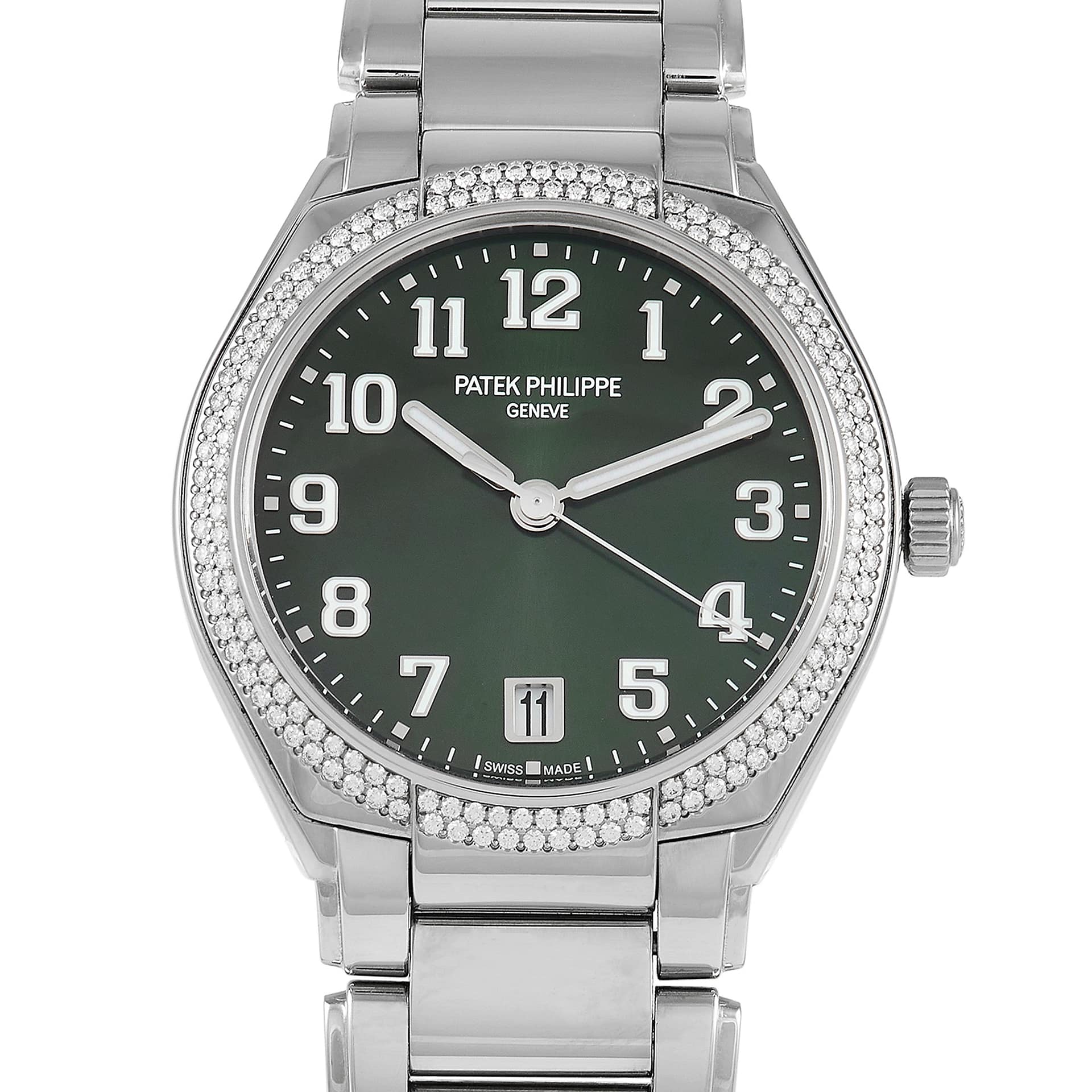 Patek Philippe Twenty~4 Automatic Green Dial Watch 7300/1200A-011