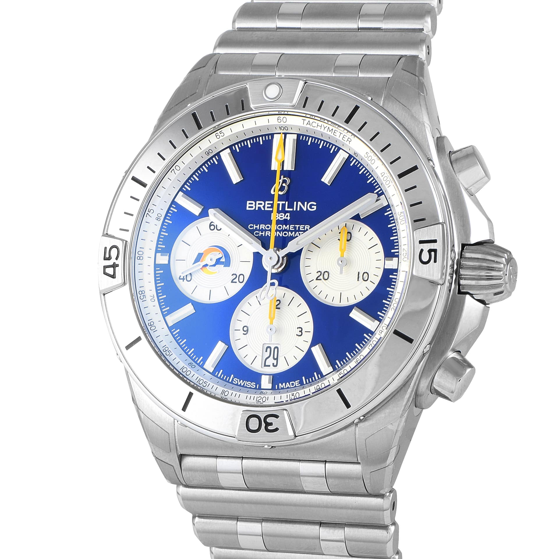 Breitling Chronomat B01 NFL Los Angeles Rams Edition Watch AB0134