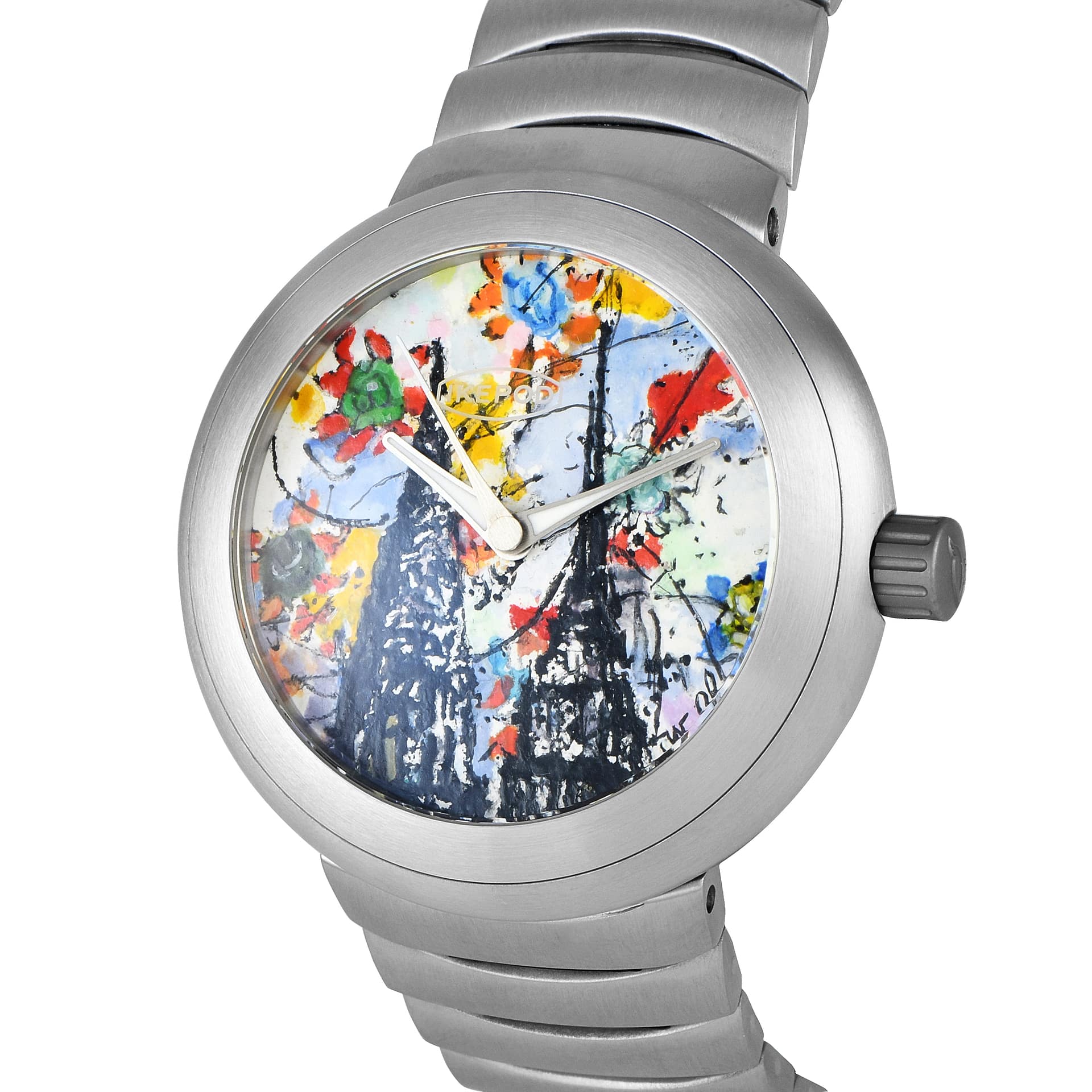 Ikepod x Tom Christopher And It Was A Glorious New York Spring Titanium Watch Skypod Eero gen3