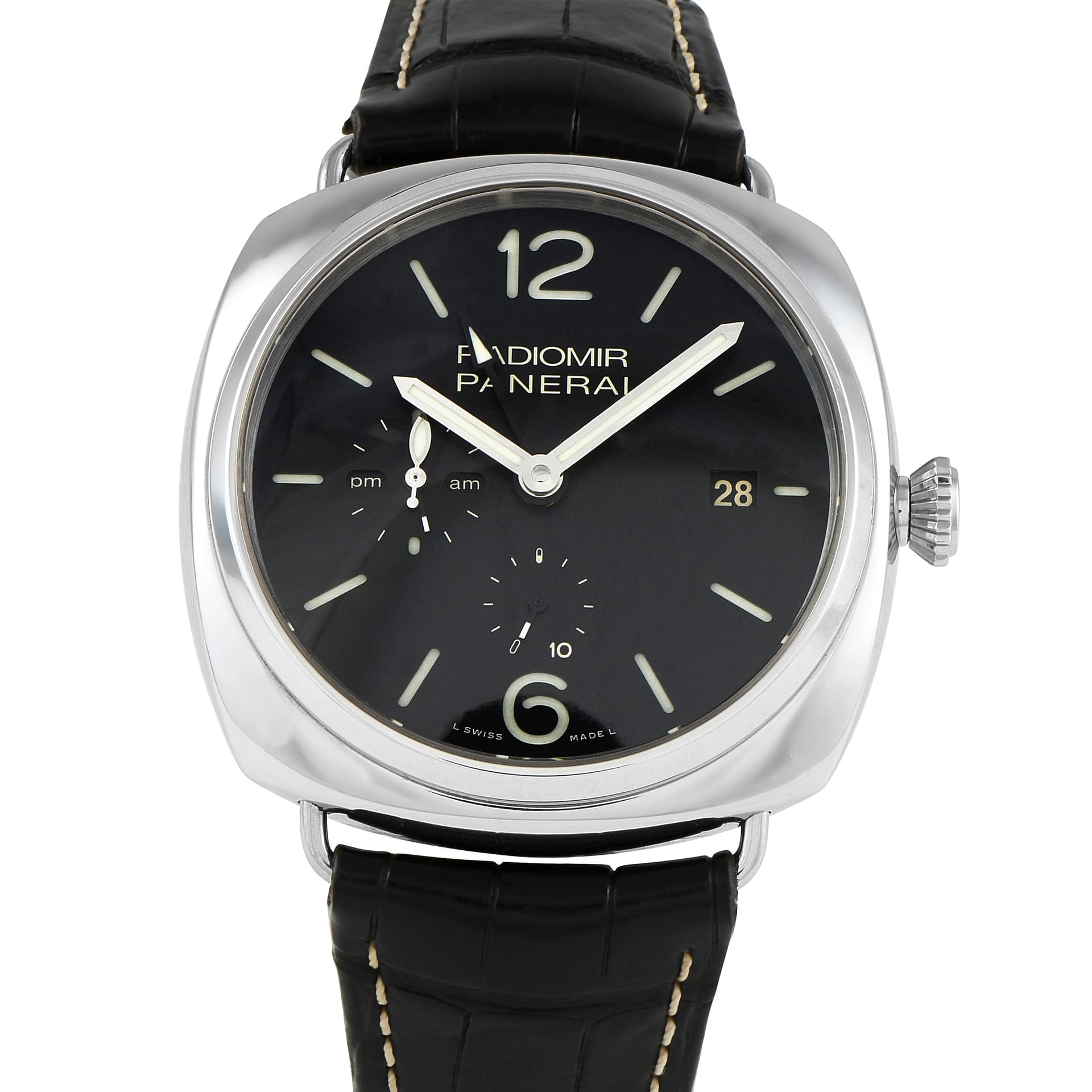 Officine Panerai Radiomir 10 Days GMT Steel Watch pam323