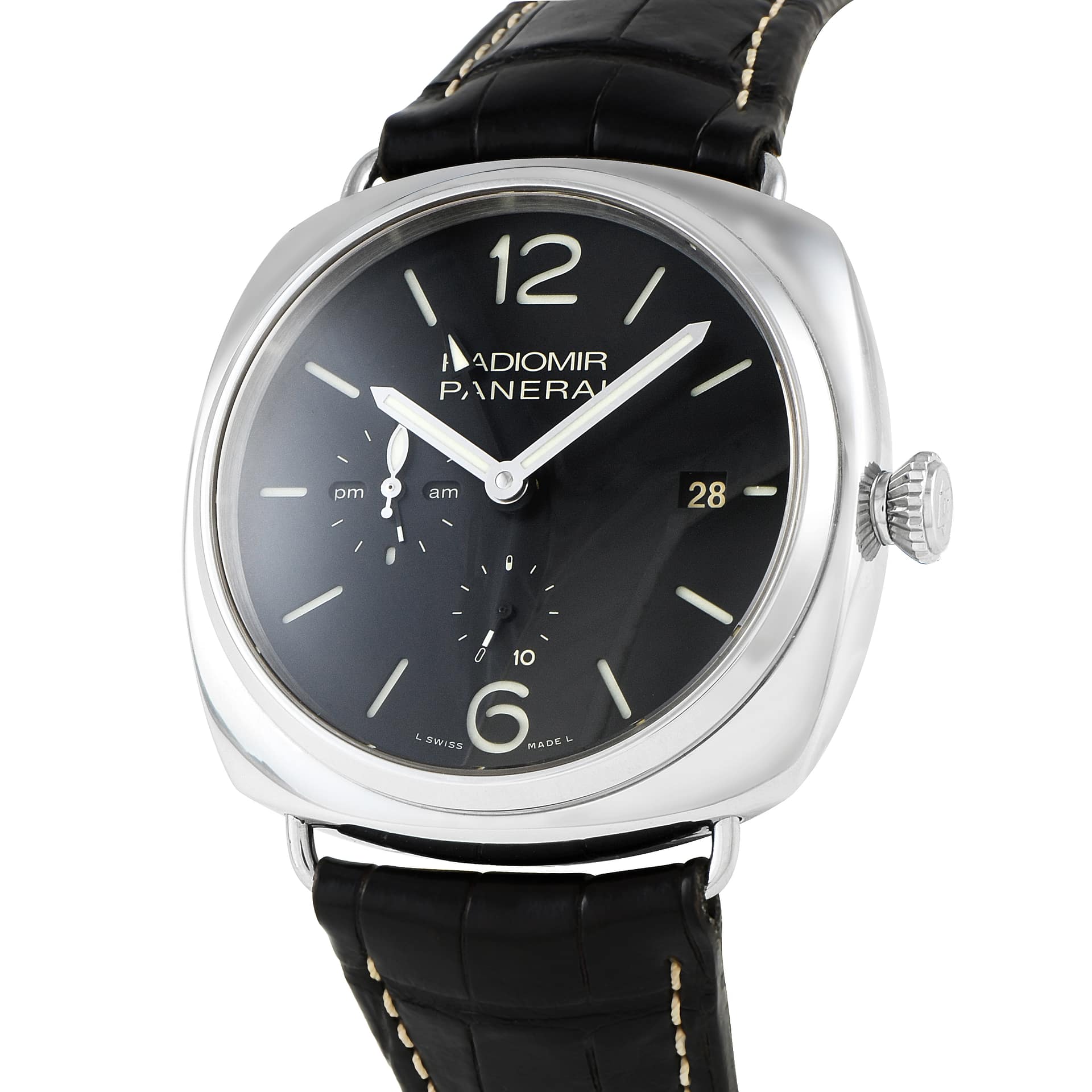 Officine Panerai Radiomir 10 Days GMT Steel Watch pam323