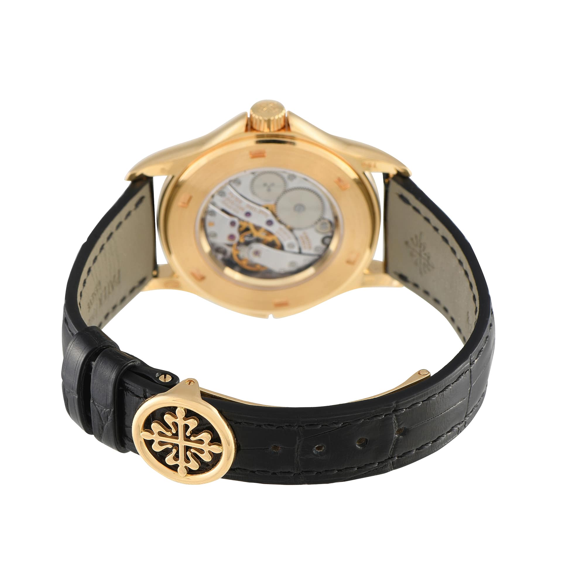 Patek Philippe Calatrava Travel Time Yellow Gold Watch 5134j