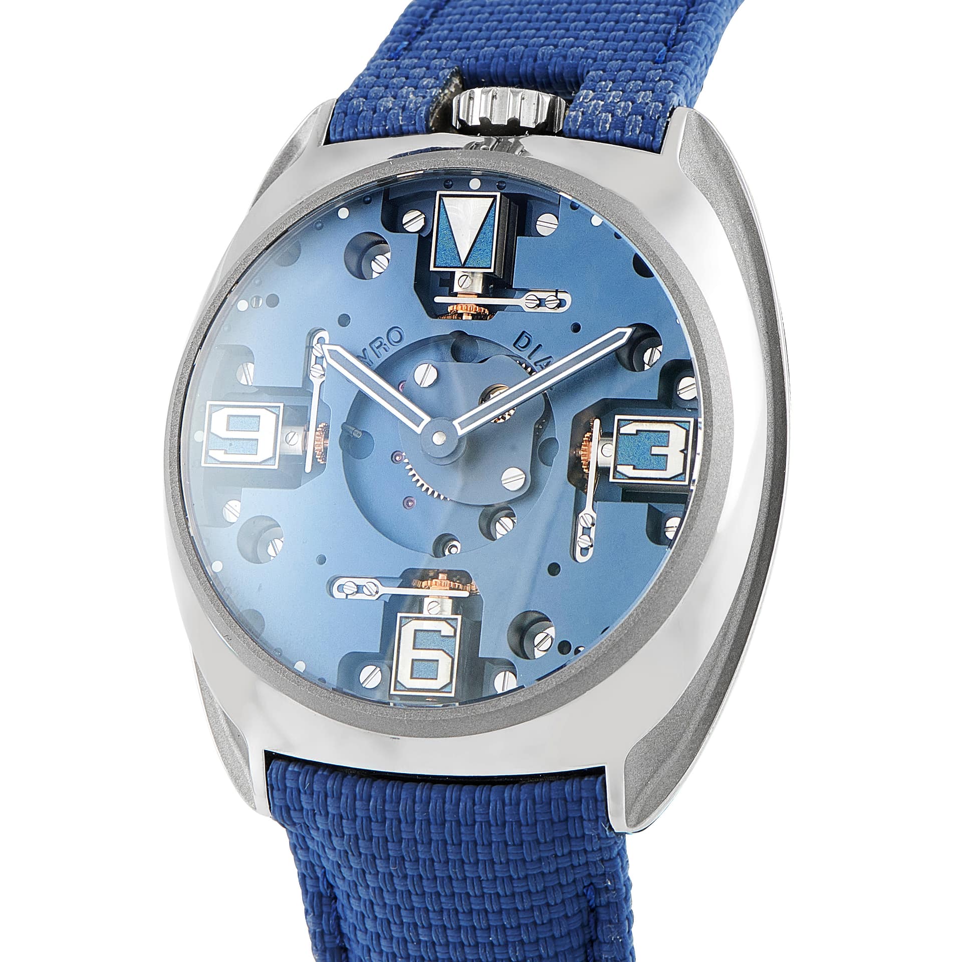 Byrne Gyro Dial MECA Titanium Watch 10075-80100-001