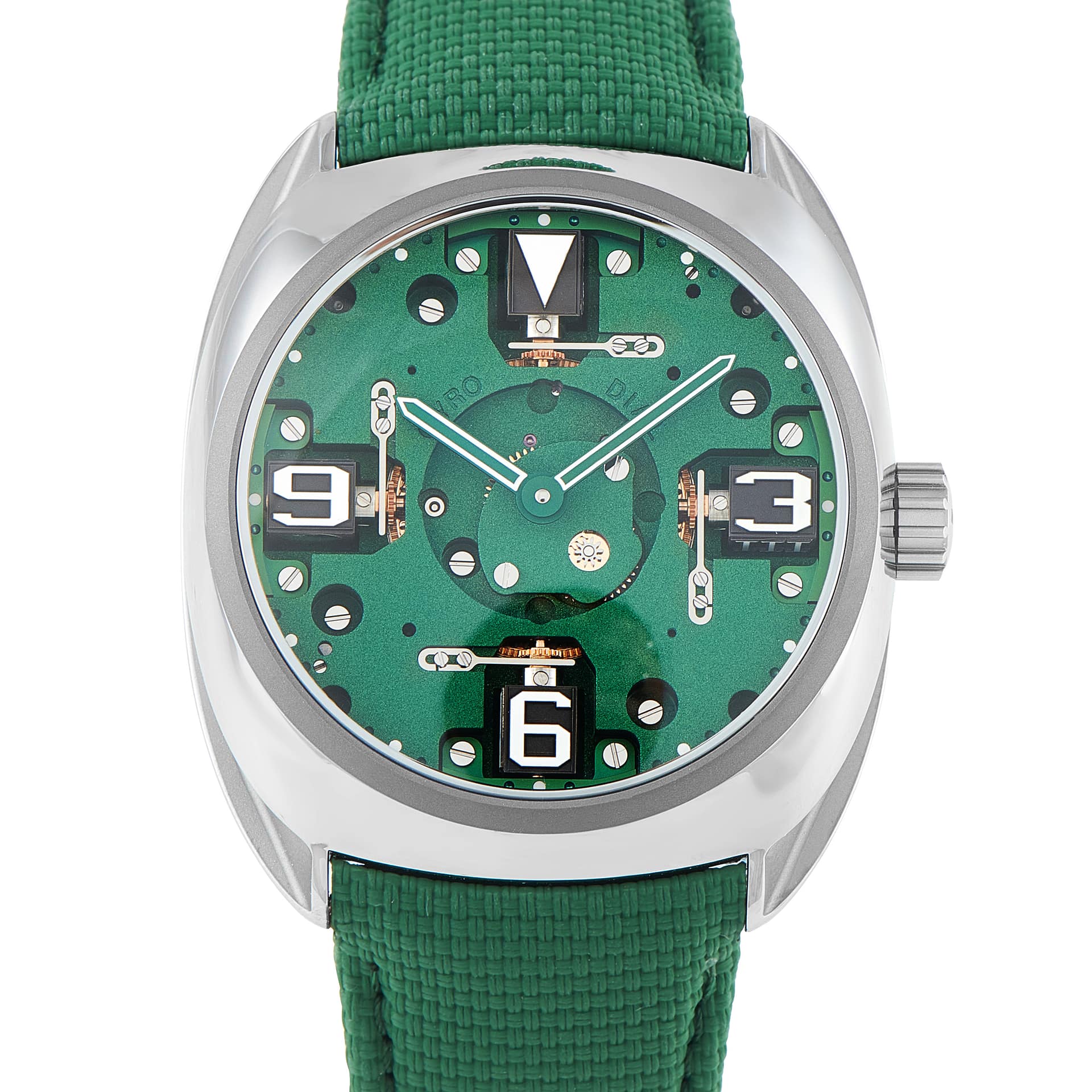 Byrne Gyro Dial Golf Edition Titanium Watch 10034-80100-225