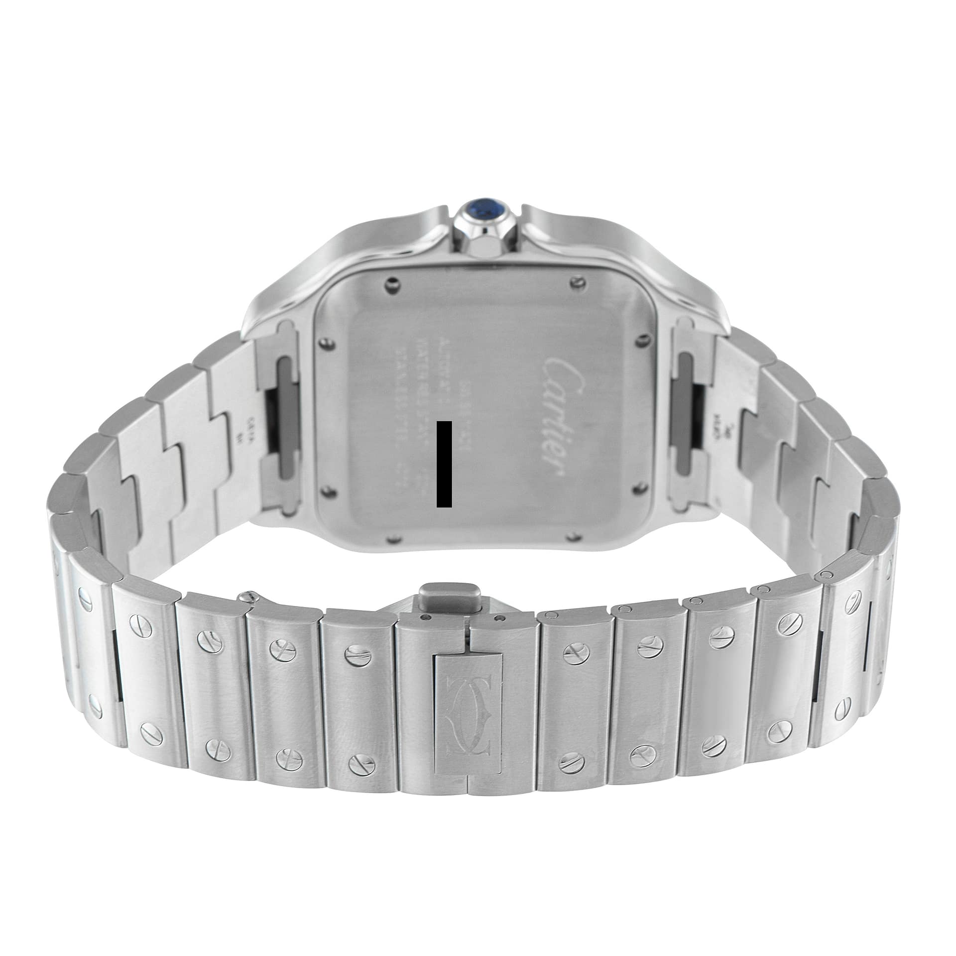 Cartier Santos Large Model Steel Watch WSSA0030
