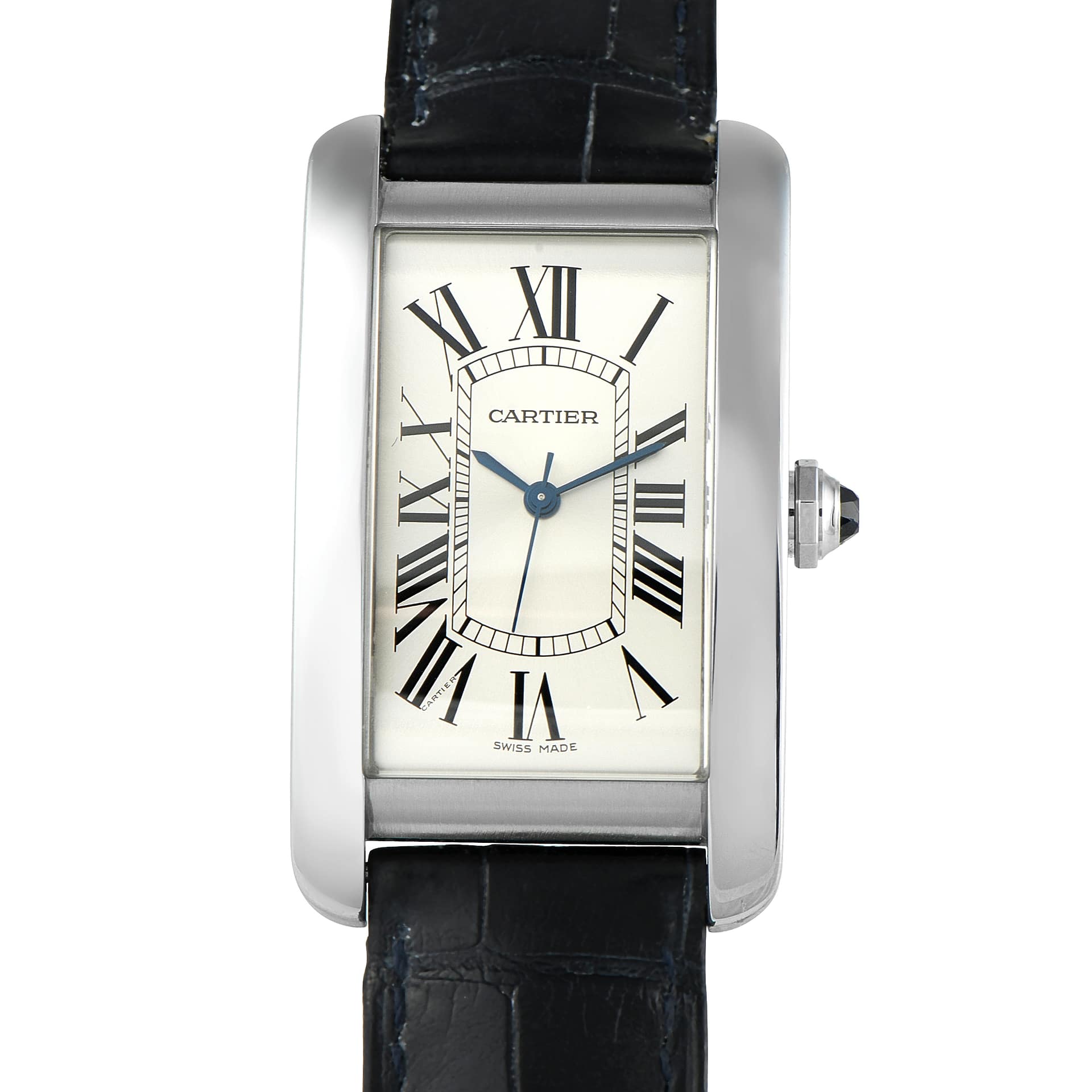 Cartier Tank Américaine Large Steel Watch WSTA0018 wsta0018