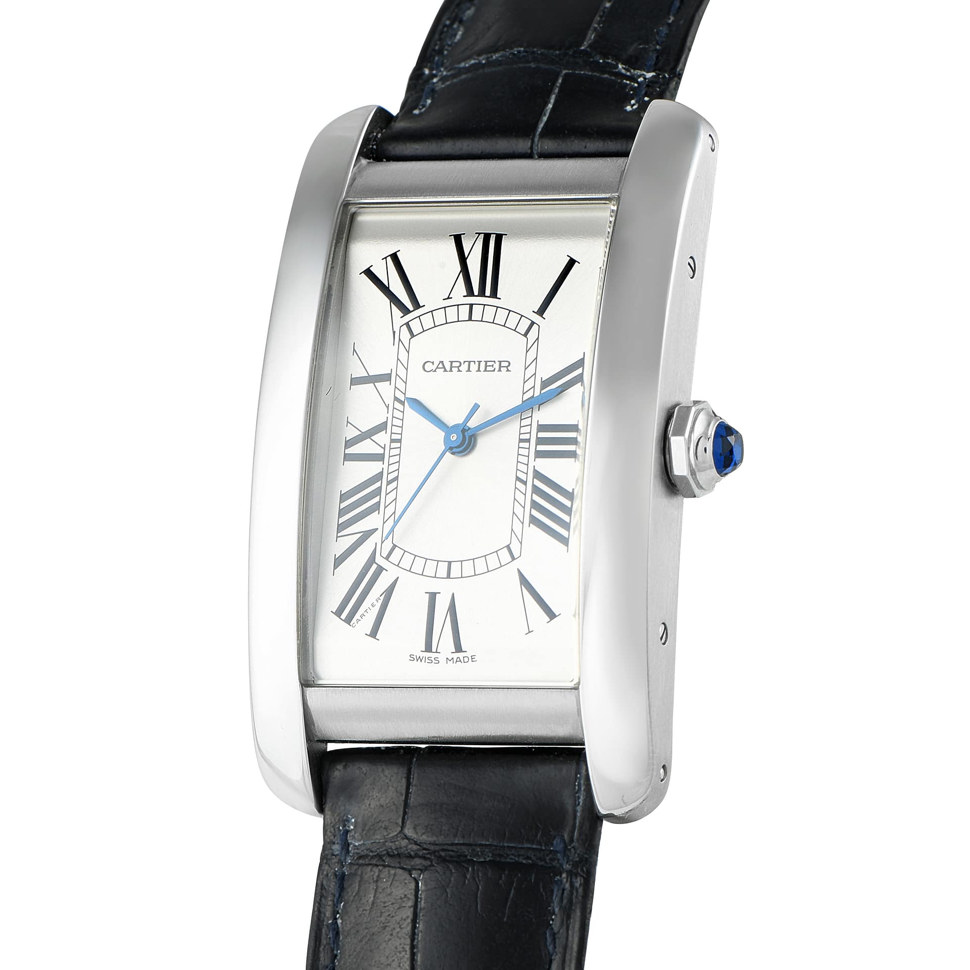 Cartier Tank Américaine Large Steel Watch WSTA0018 wsta0018