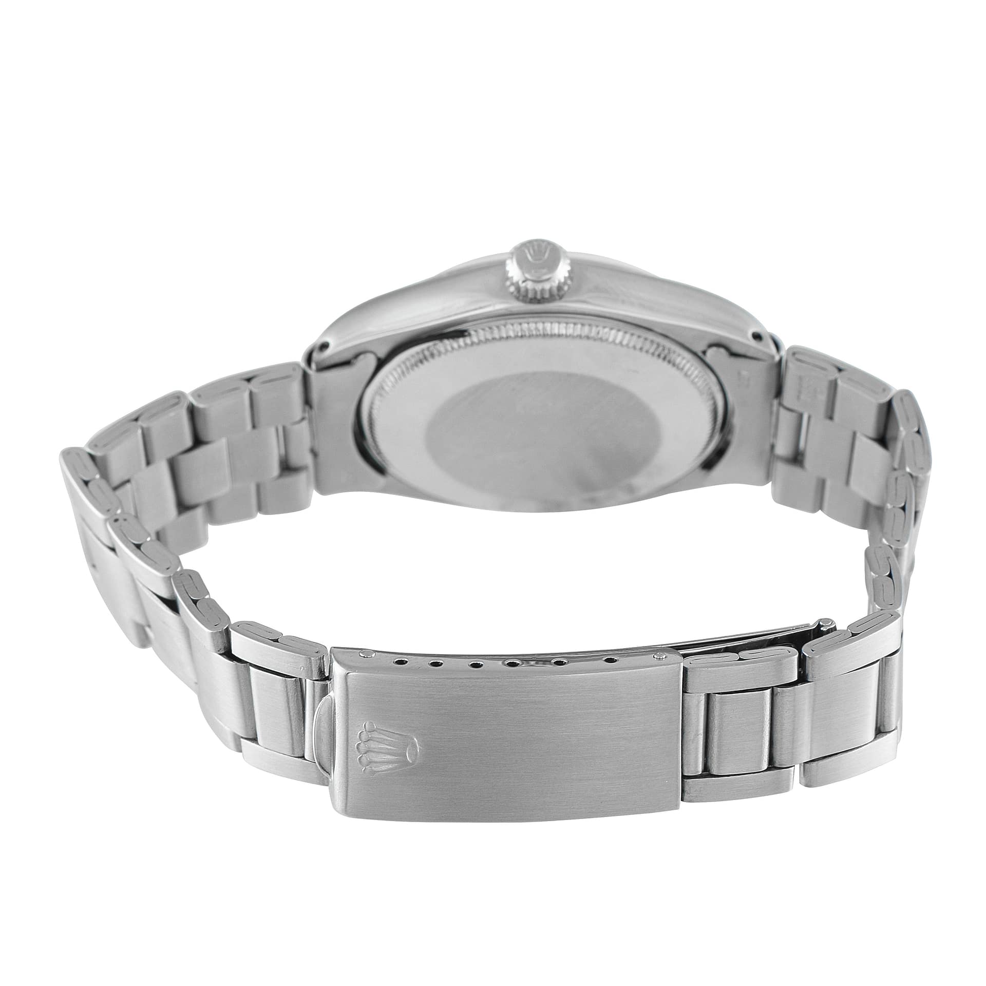 Rolex Oyster Perpetual 34 Roman White Dial Steel Watch 1002