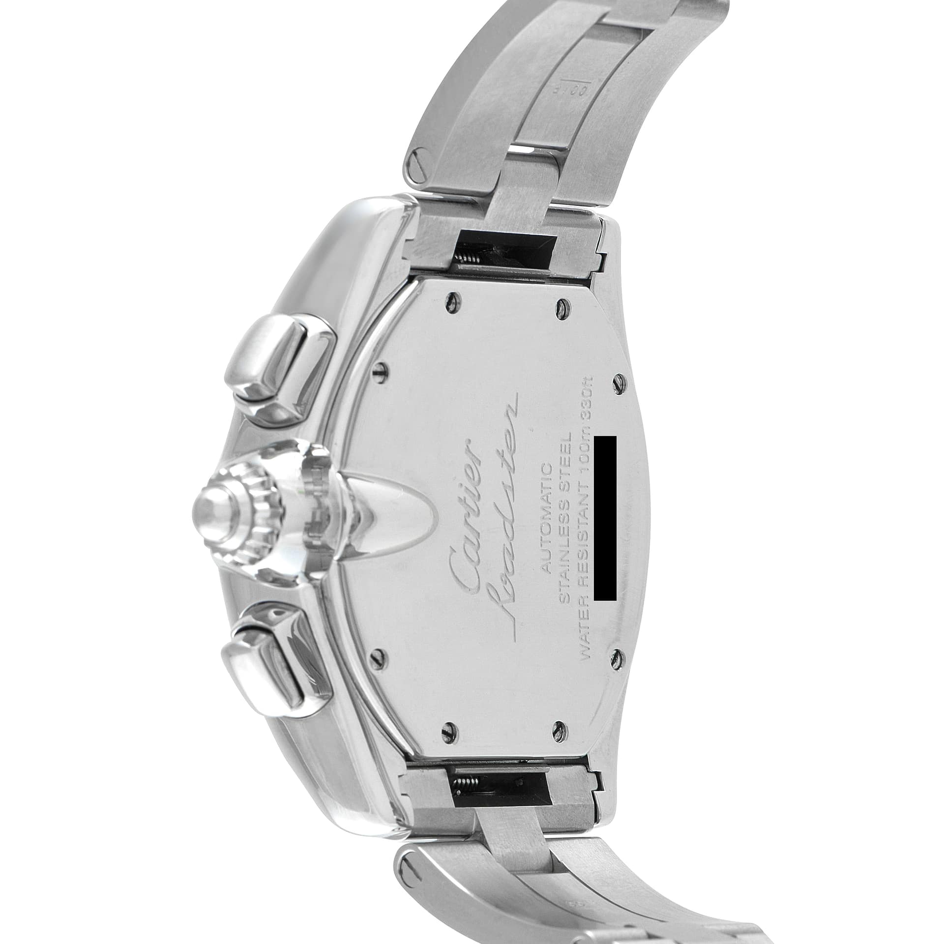 Cartier Roadster XL Chronograph Steel Watch w6206019