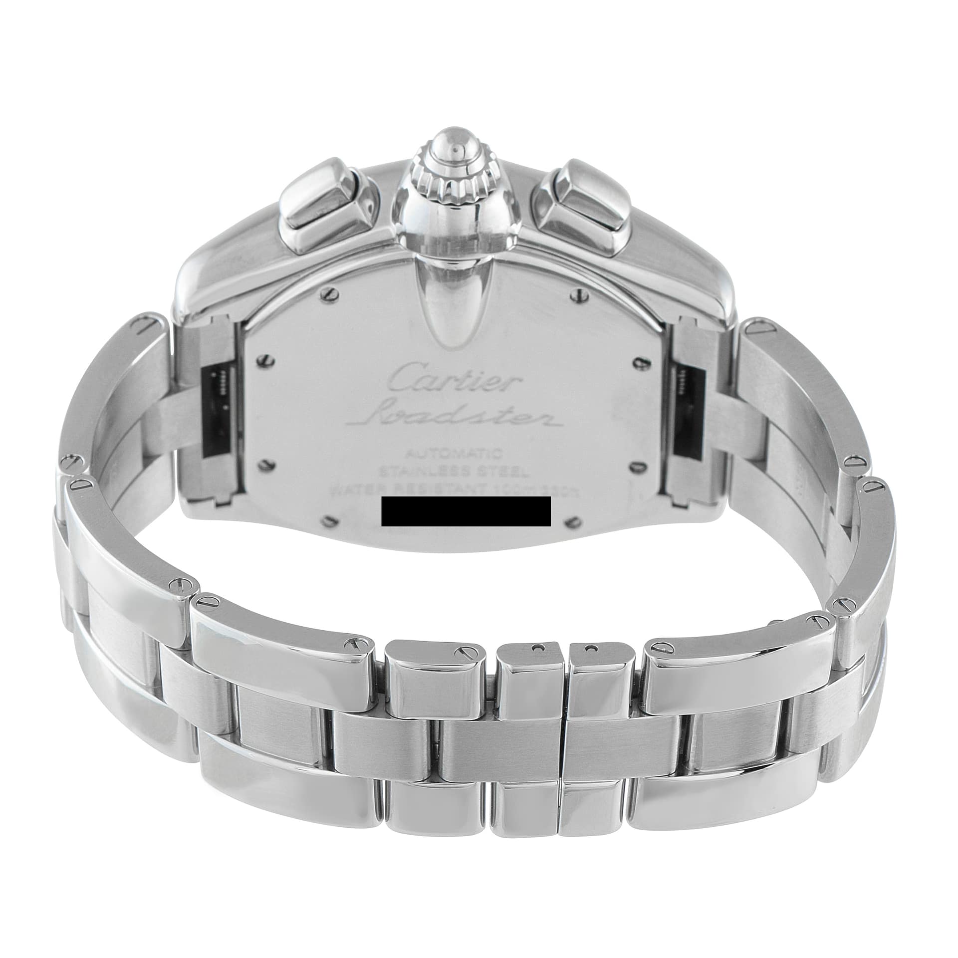 Cartier Roadster XL Chronograph Steel Watch w6206019
