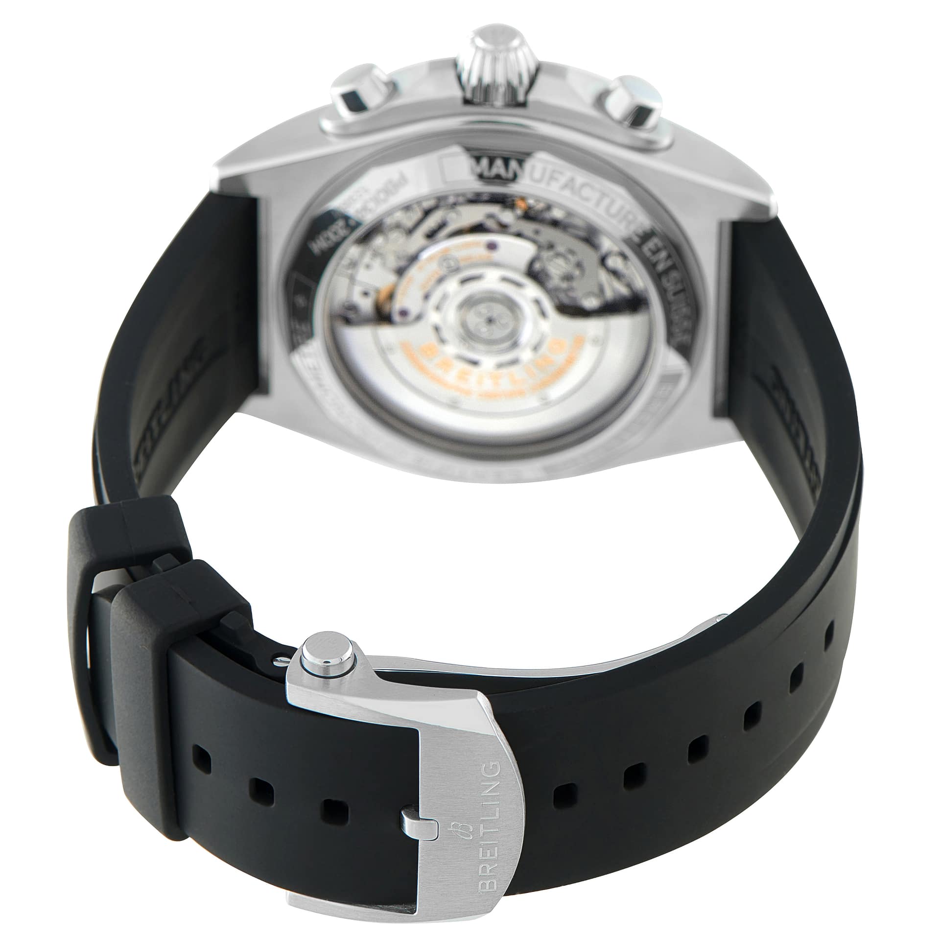 Breitling Chronomat B01 42 Ice Blue Dial Steel Watch PB0134101C1S2