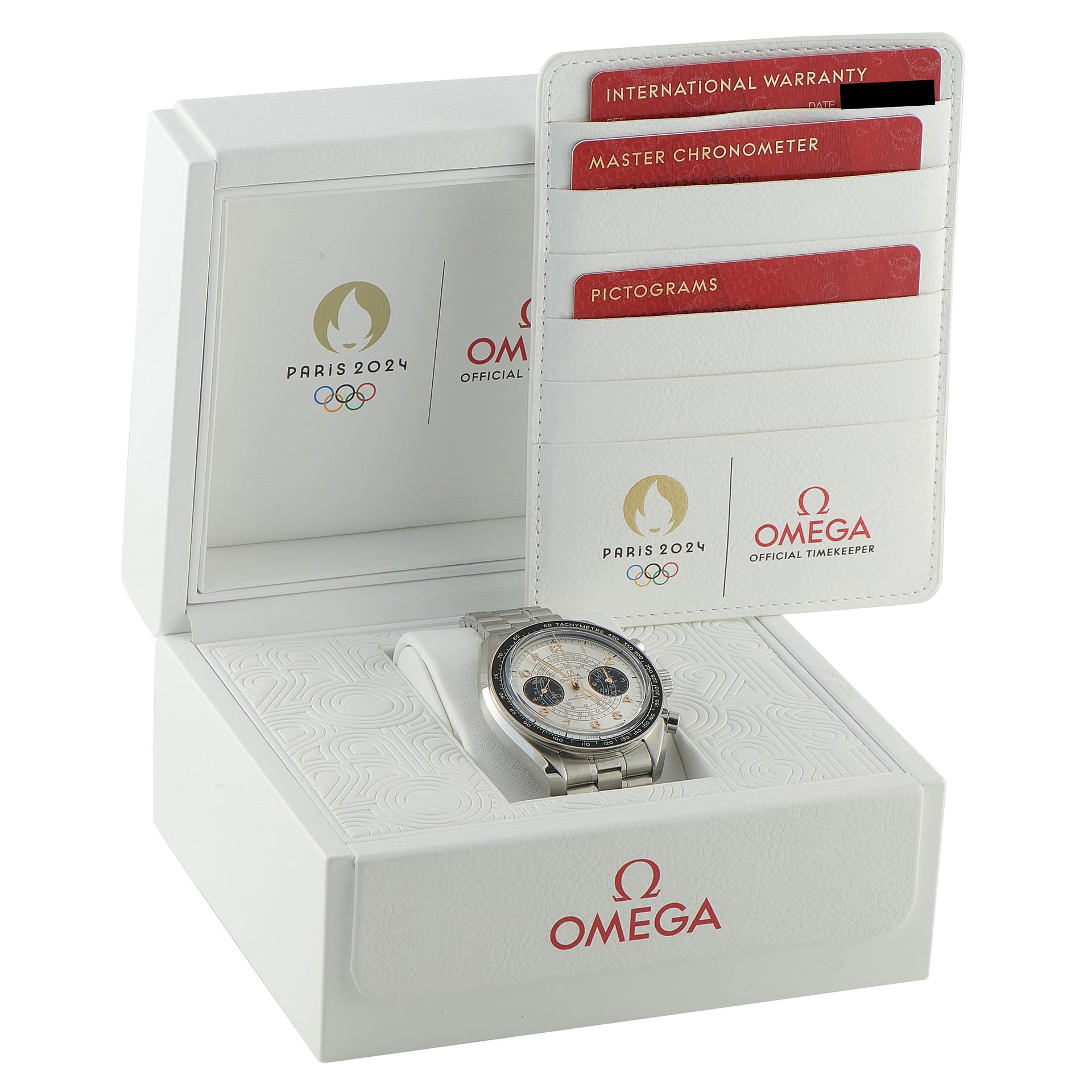 Omega Speedmaster Chronoscope Paris 2024 Steel Watch 522.30.43.51.02.001