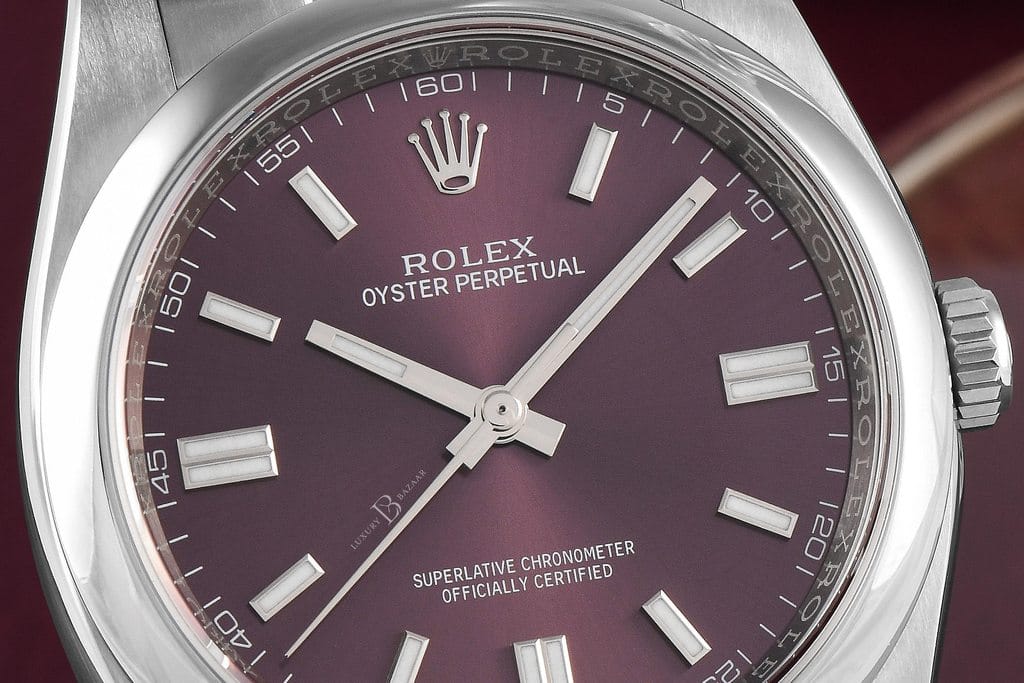 The OP36 is a very popular men's Rolex watch